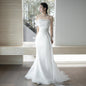 French Off-shoulder Light Wedding Dress Bride