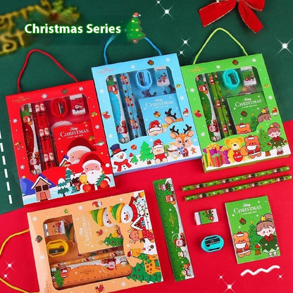 Suit Stationery Portable 6-Piece Gift Box Children Christmas