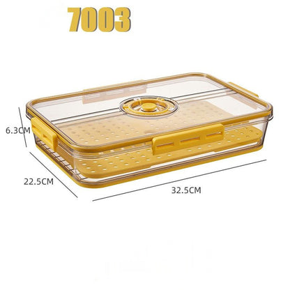 Refrigerator Storage Box Transparent Food Grade PET Plastic Storage Box