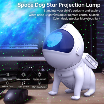 Space Dog Star Light Bluetooth Version - White Beauty Gauge