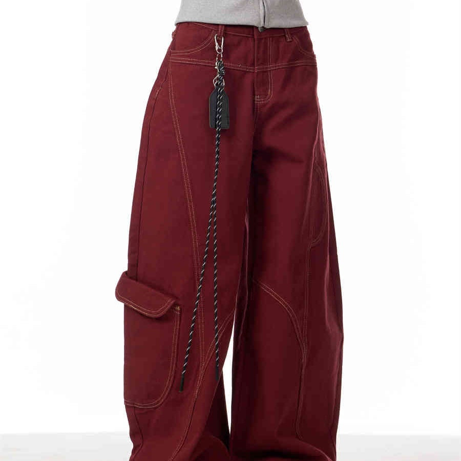 Spring New Loose Draggle-tail Trousers