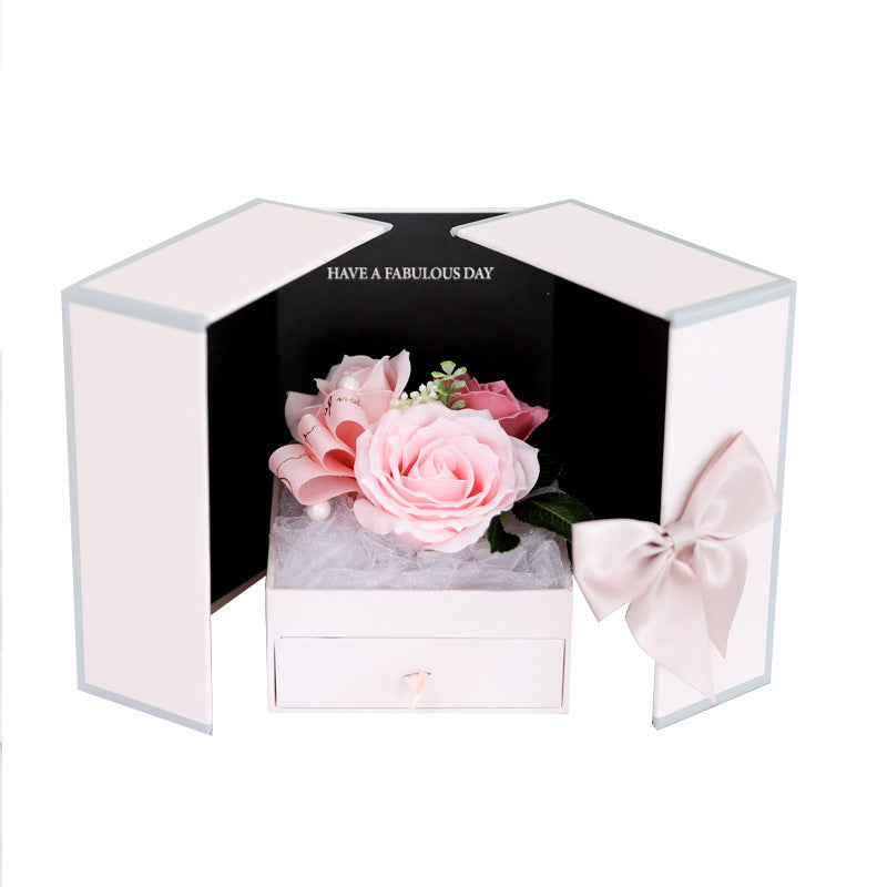 Valentinstag Kreative Rosen Schmuck Geschenkbox