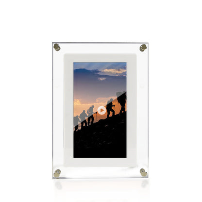 Digital Picture Frame Acrylic Video Player Digital Photo Frame Vertical Display With 1GB And Battery Type C Video Frame Gift For Loved