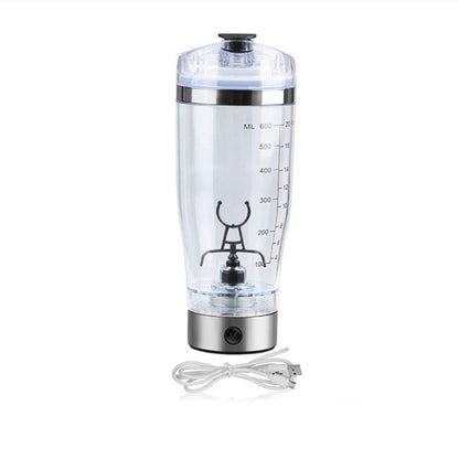 Agitator electric de shake de proteine ​​Sticla de shake cu USB Blender de cafea cu lapte Fierbător de sport și fitness Încărcare cu agitator electric