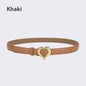 Personalized Love Leather Belt Female Fashion Belt Decoration