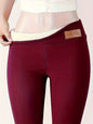 Women's Cashmere Fleece-lined Thickened Autumn And Winter Leggings