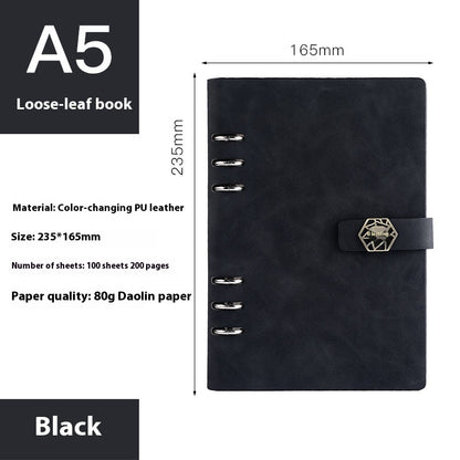 A5 Notebook Loose-leaf Removable Notepad Business Office Meeting