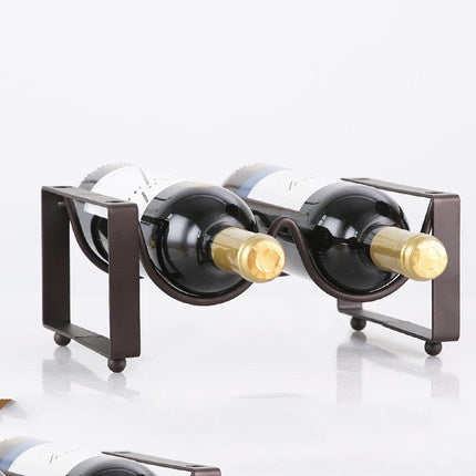 Stackable Wine Bracket Ornaments Wine Bottle Rack Wine Cabinet Wine Display Shelf Fashion