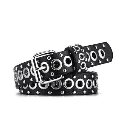 Fashion All-match Air Hole Hollow Decoration Belt