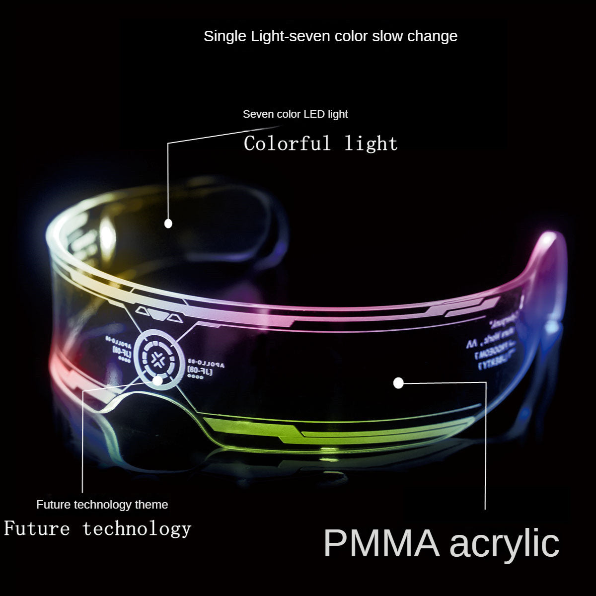 New LED Luminous Glasses Hot Selling Toys