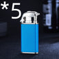 Creative Blue Flame Lighter Dolphin Dragon Tiger Double Fire Metal Winproof Lighter Inflatable Lighter