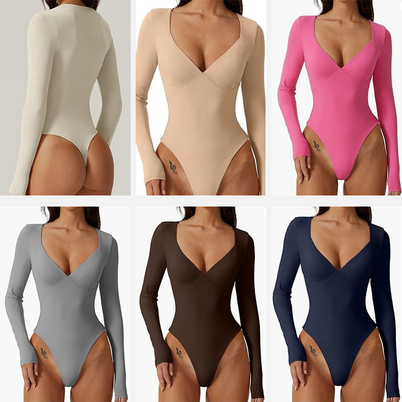 Simple Lady T-back One-piece Corset