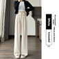 Women's Casual Solid Color Loose Japanese Style Wide Leg Pants