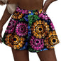 African Duplex Printing Batik Shorts