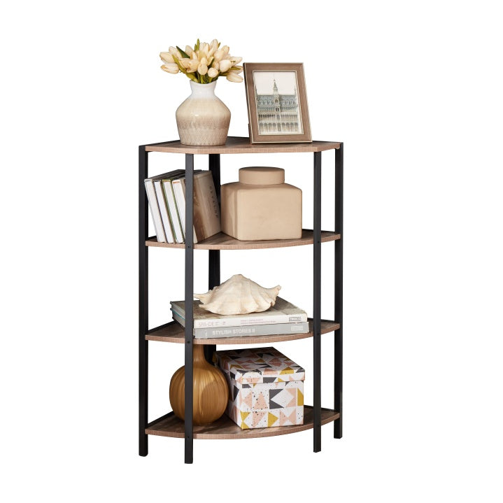 4-Tier Corner Shelf,Multipurpose Display Storage Stand For Kitchen,Home Office,living Room,Small Space