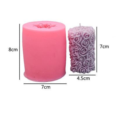 Rose Love Love Aromatherapy Candle Silicone Mold