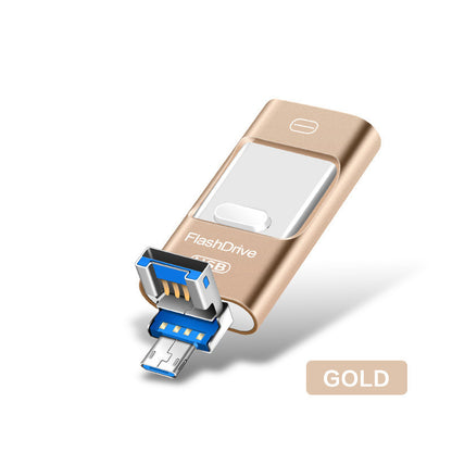 Universal Three-in-one USB Drive For Mobile Phone And Computer