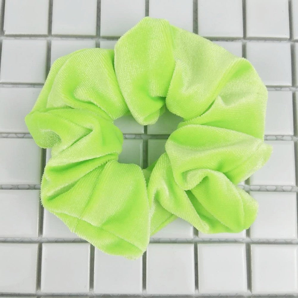 Fluorescent Color Updo Hair Ring Women's Flannel