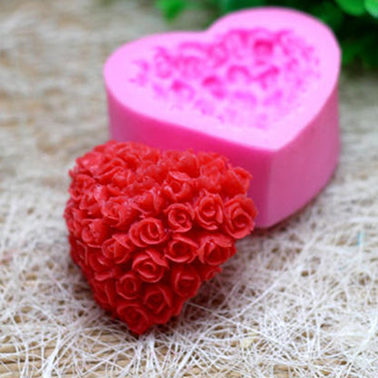 Valentinstag Geschenk Valentinstag Liebe Rose Silikonform Home Supplies