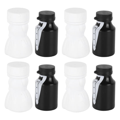 26PCS Wedding Bubble Bottles Bride and Groom Shape Mini Bubble Party Bottle for Anniversary Engagement Bridal Celebration Black and White